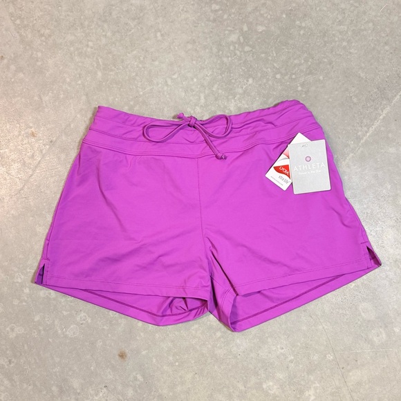 Athleta Other - Athleta Fun in the Sunjazz Swim Shorts L NWT Drawstring Quick Dry Pockets